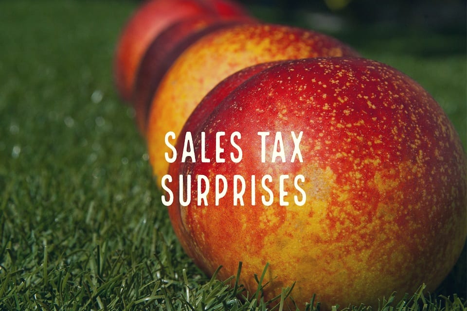Gross Sales May Cause Sales Tax Surprises